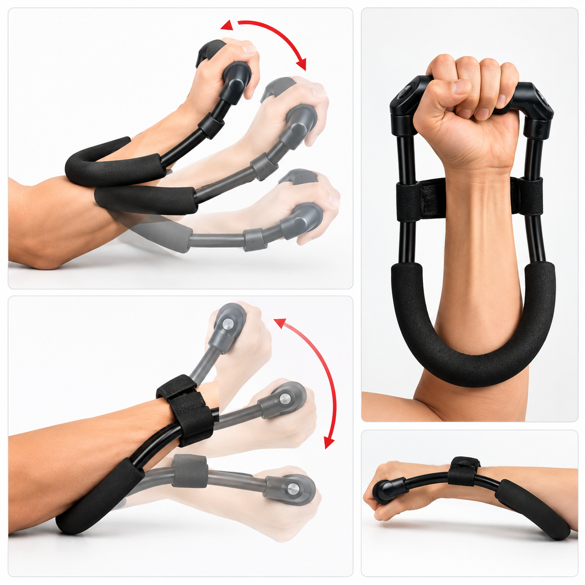 Adjustable Hand Gripper Forearm and Wrist Strengthener for Home and Gym