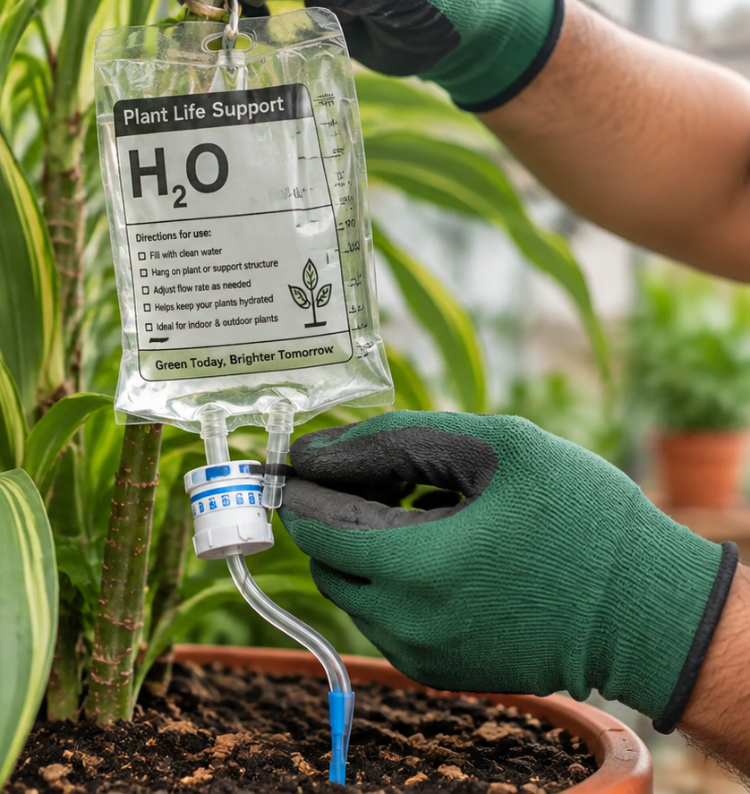 Plant Life Support Drip Watering System