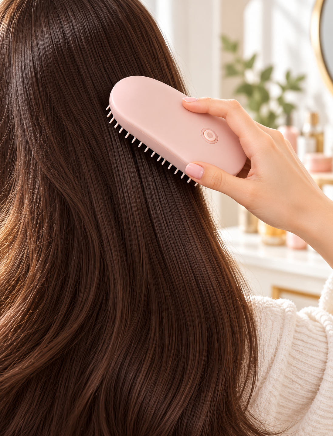 Portable Electric Vibrating Scalp Massager Brush