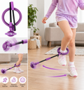LED Flash Wheel Ankle Skip Ball Toy for Kids & Adults Fitness Fun