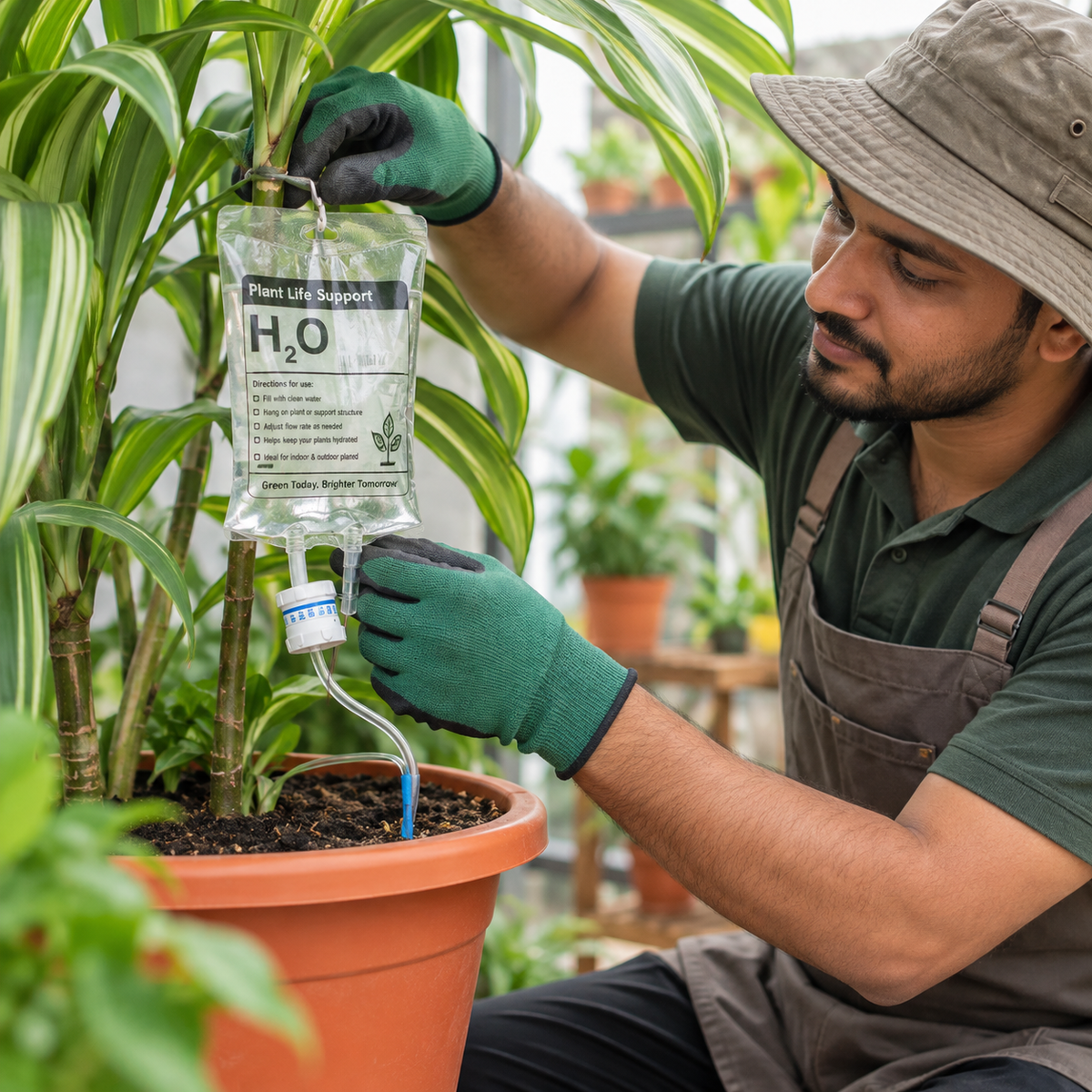 Plant Life Support Drip Watering System