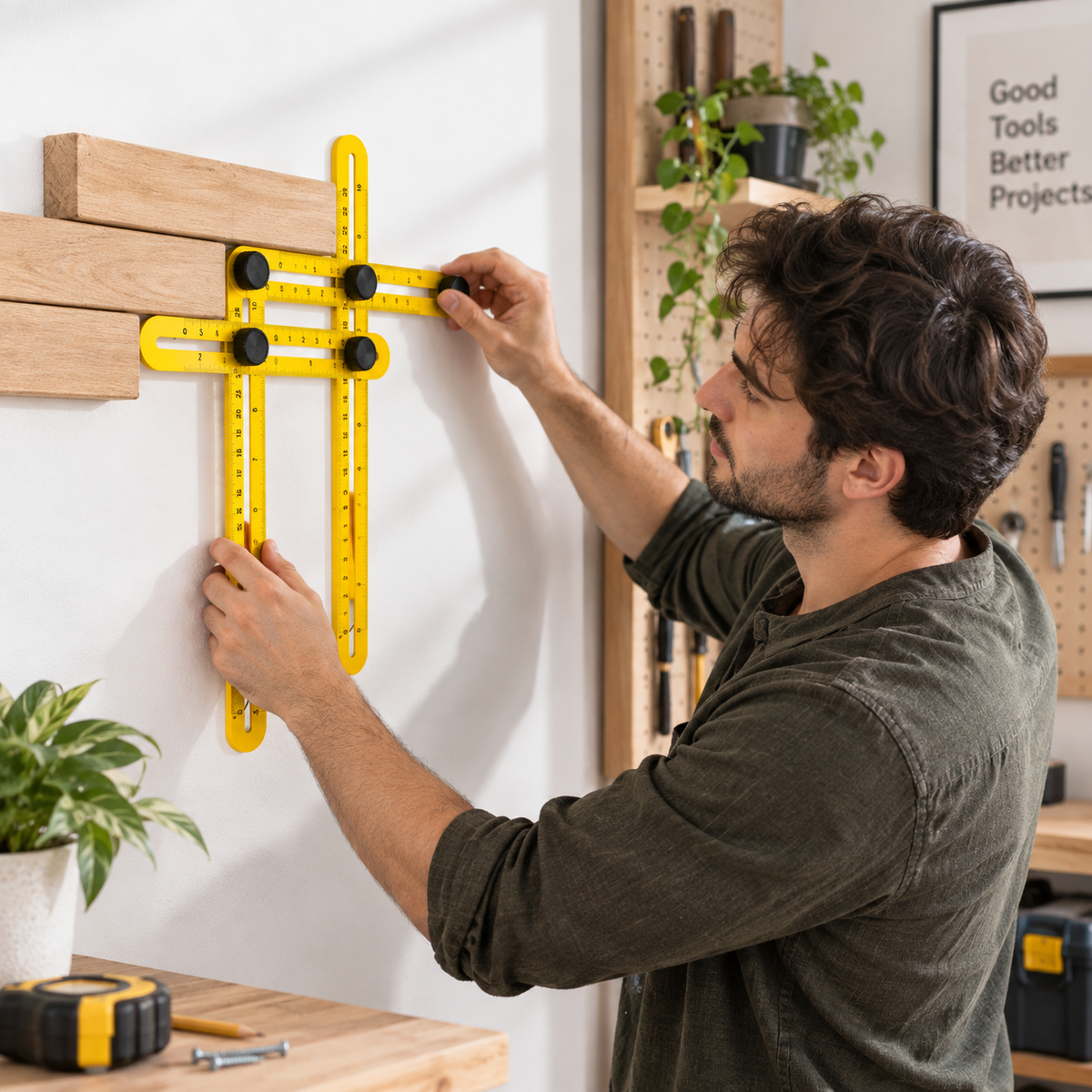 Multi-Angle Template Hand Tool