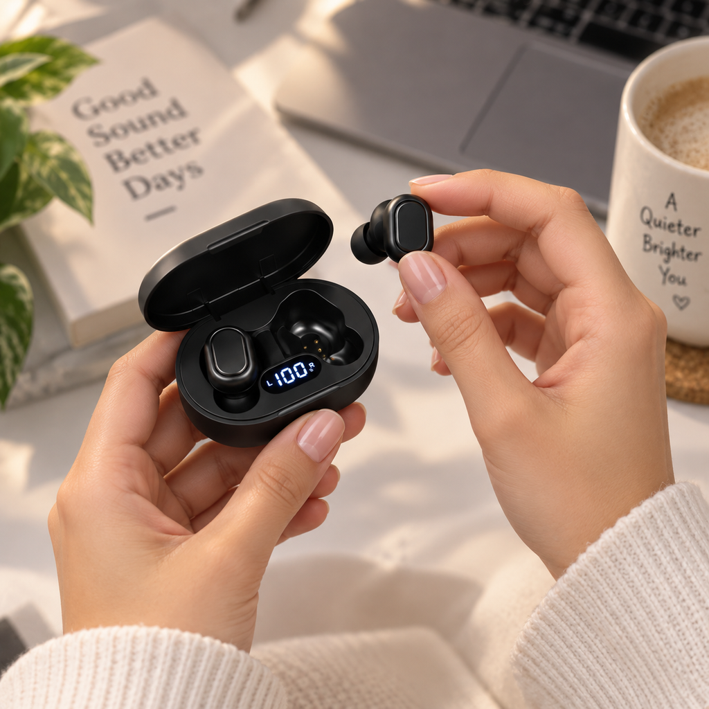 Wireless Earbuds Bluetooth Sport Headphones with Mic