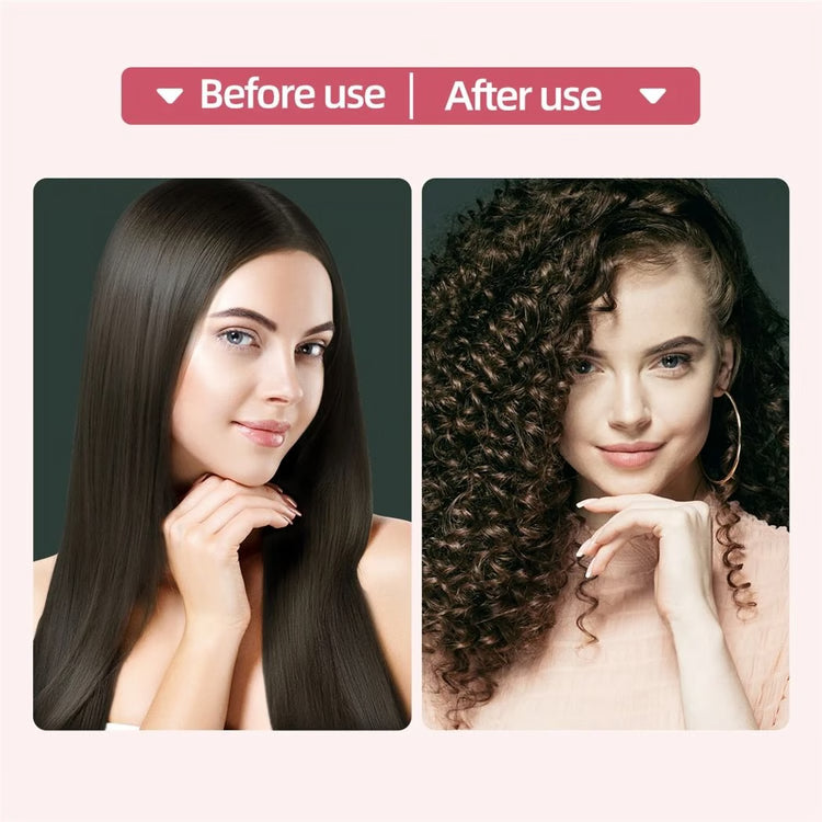 Mini 9mm Ceramic Hair Curling Iron for Tight Curls and Travel Styling