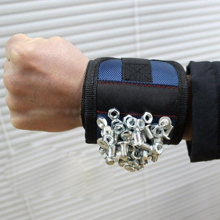 Handyman Magnetic Wristband with Pocket for Holding Screws
