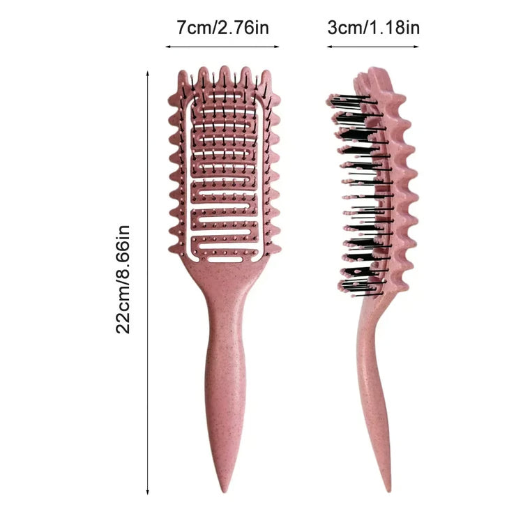 3 in 1 Curl Defining Detangling Brush for Easy Styling