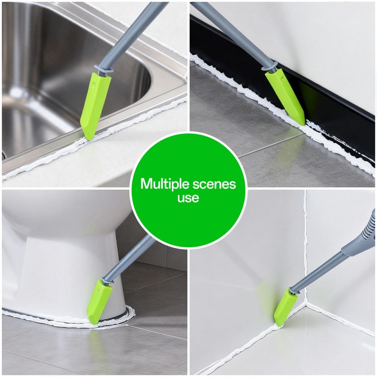 Silicone Caulking Tools Glass Glue Scraper Multi-angle Grout Kit for Tile, Window, Sink, and Floor Gap