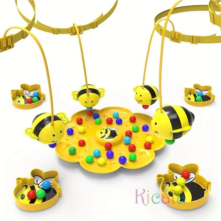 Little Bumblebee Magnetic Fishing Game Educational Puzzle Toy for Kids