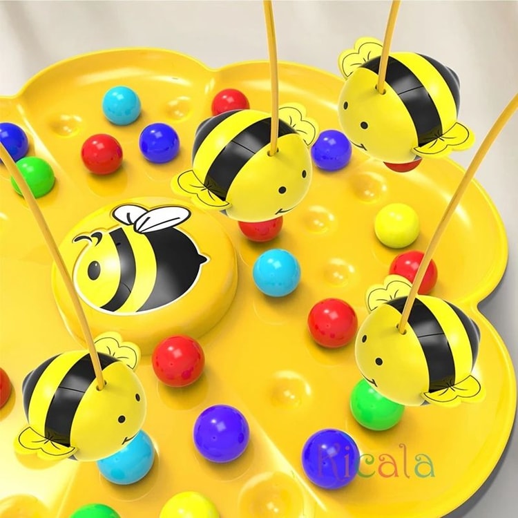 Little Bumblebee Magnetic Fishing Game Educational Puzzle Toy for Kids