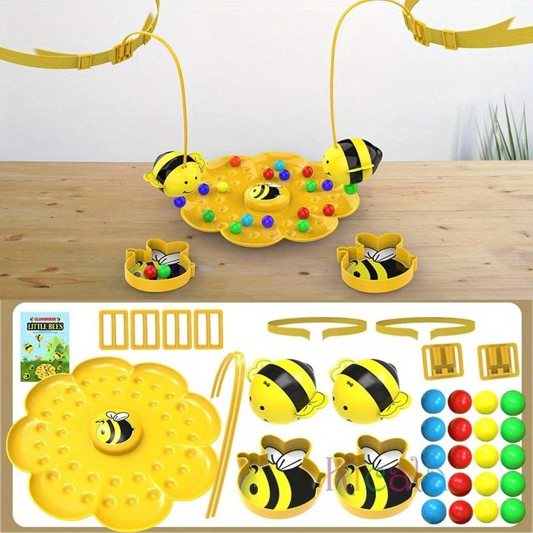 Little Bumblebee Magnetic Fishing Game Educational Puzzle Toy for Kids