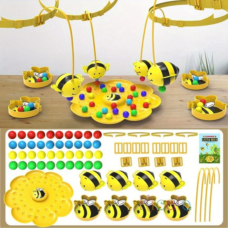 Little Bumblebee Magnetic Fishing Game Educational Puzzle Toy for Kids