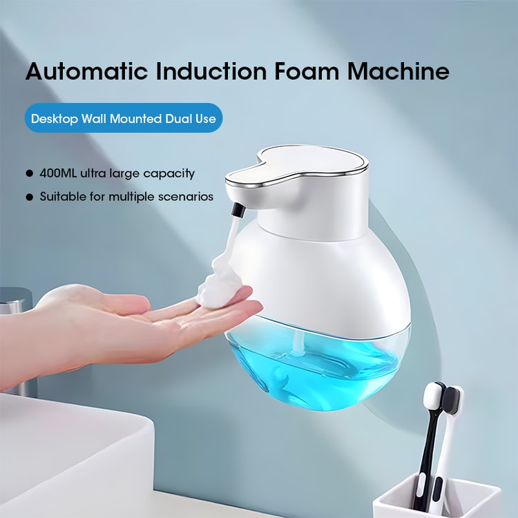 Touchless 420ml Automatic Soap Dispenser – Motion Sensor, Wall Mounted, Hands-Free Soap Dispenser for Home & Kitchen