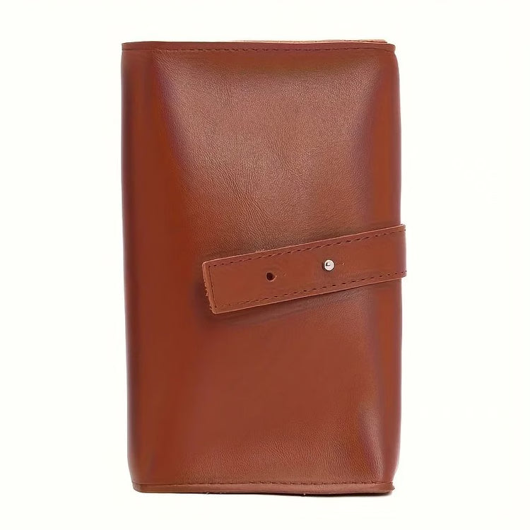 PU Leather Multi-Compartment Organizer – Portable Tech and School Accessories Case for Cables, Chargers, and Pens