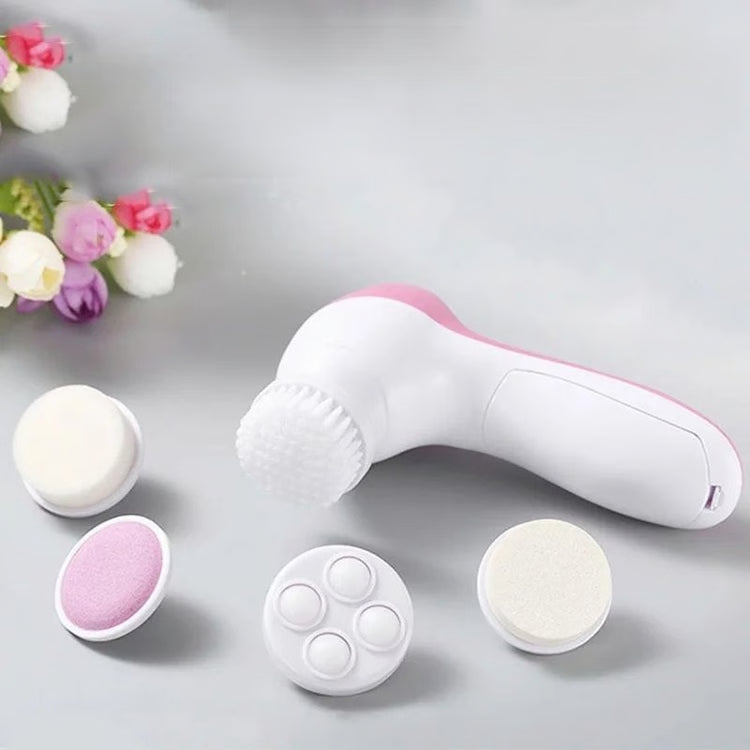 5-in-1 Electric Facial Cleansing Brush Set