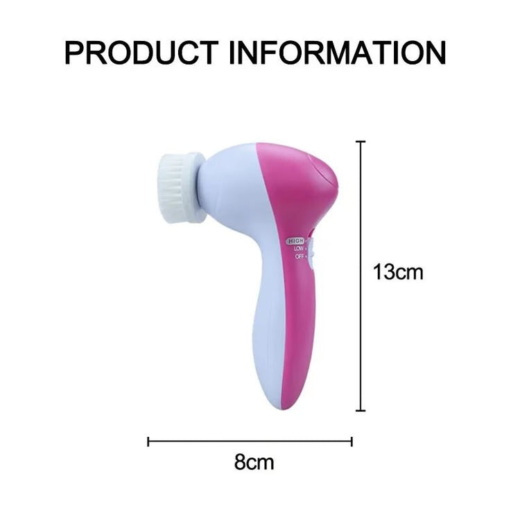 5-in-1 Electric Facial Cleansing Brush Set