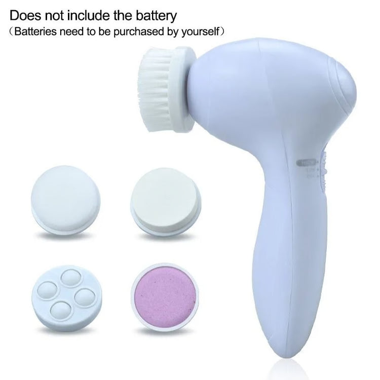 5-in-1 Electric Facial Cleansing Brush Set