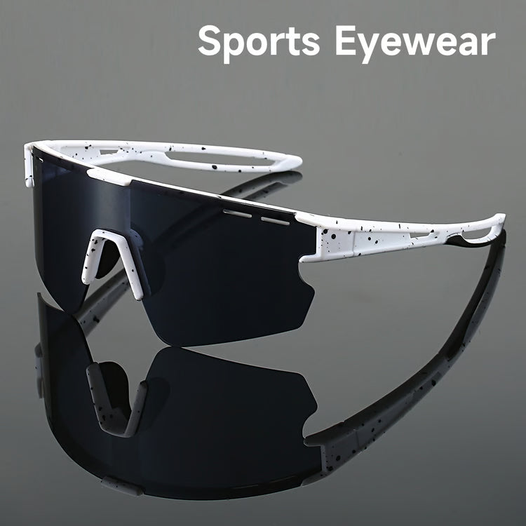 Cycling Sunglasses with Mirrored Lens – Lightweight Sports Eyewear
