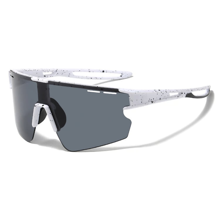 Cycling Sunglasses with Mirrored Lens – Lightweight Sports Eyewear