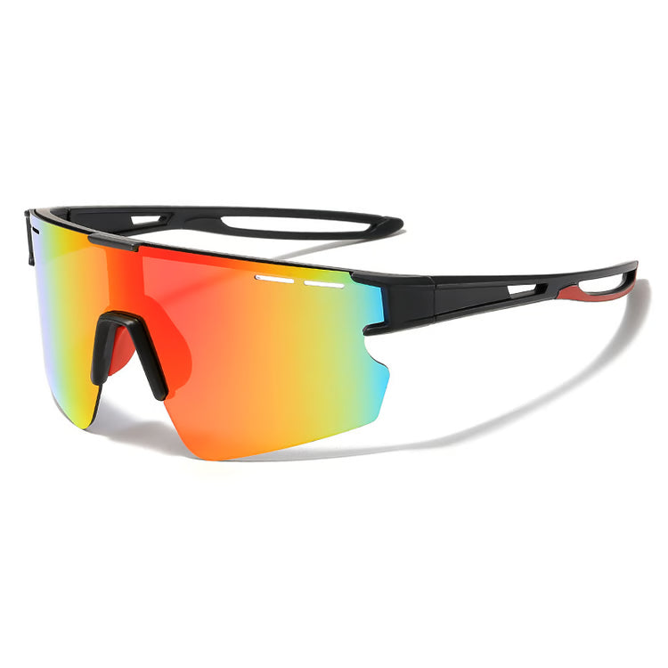 Cycling Sunglasses with Mirrored Lens – Lightweight Sports Eyewear