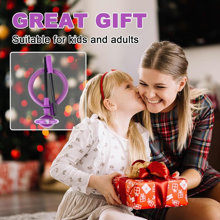 LED Flash Wheel Ankle Skip Ball Toy for Kids & Adults Fitness Fun