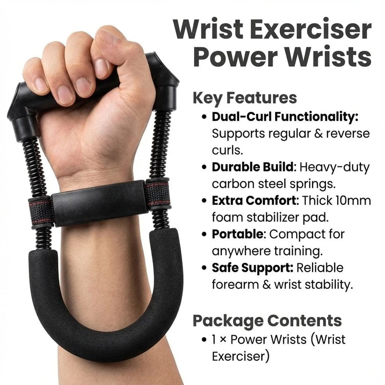 Adjustable Hand Gripper Forearm and Wrist Strengthener for Home and Gym