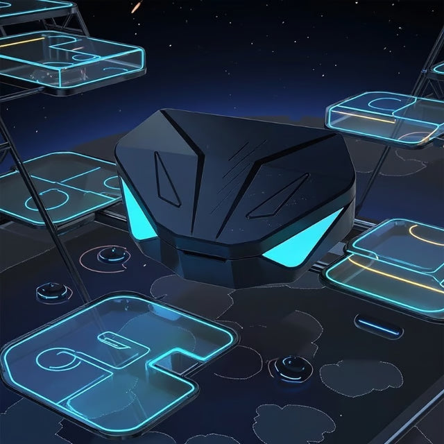 Bluetooth Low-Latency Gaming Earbuds with Built-In Microphone