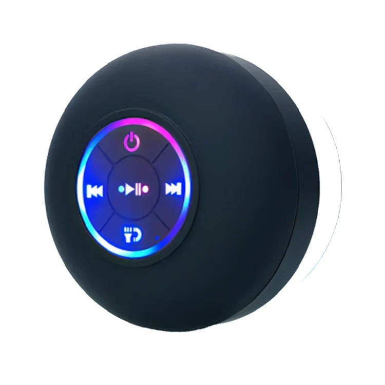 Portable Bluetooth Speaker with IPX4 Water Resistance & Suction Cup